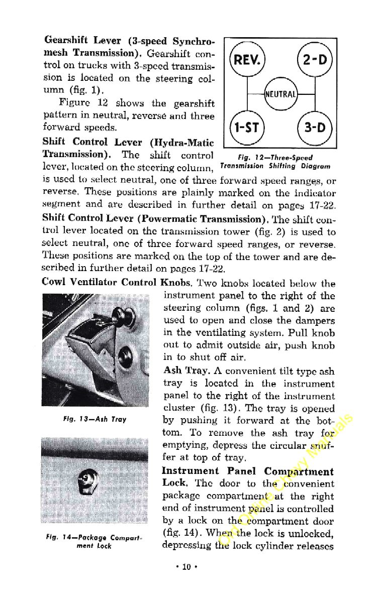 1956 Chevrolet Trucks Operators Manual Page 30